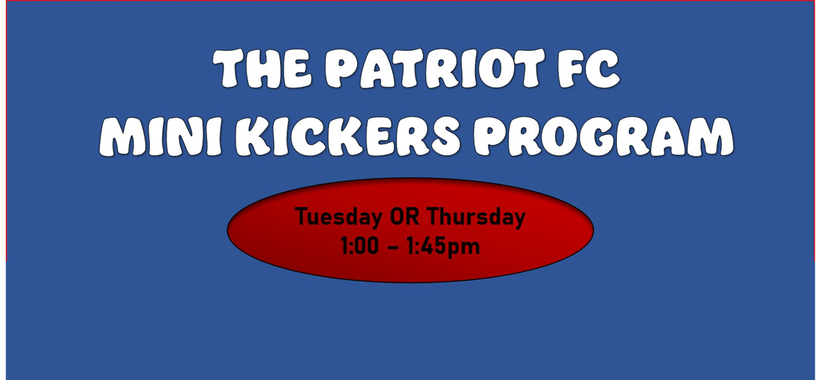 The Patriot FC Mini Kickers